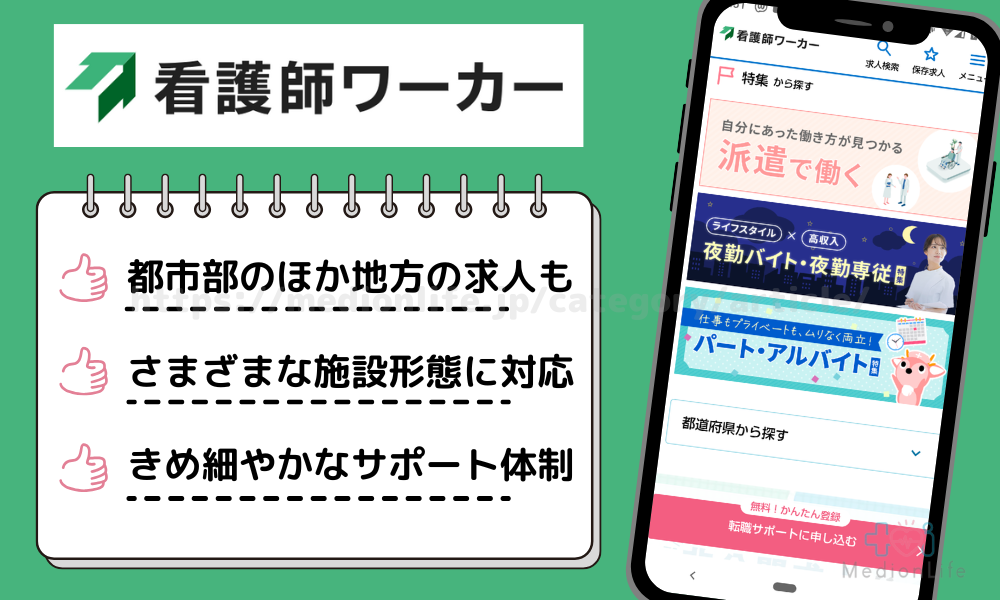 看護師ワーカー 特徴