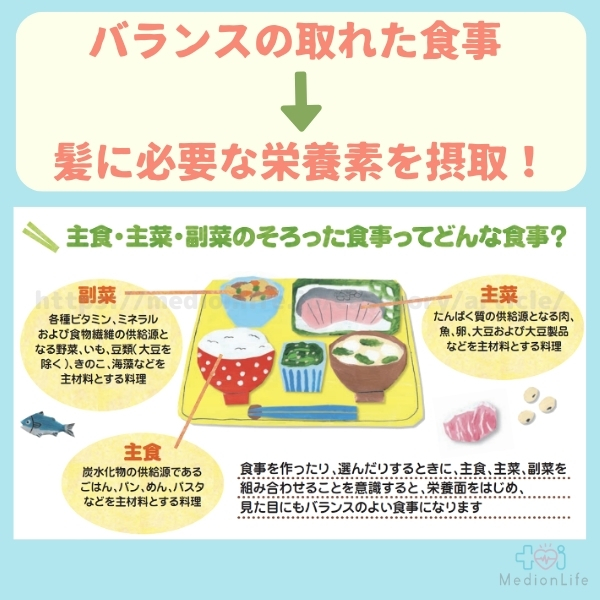 バランスが取れた食事